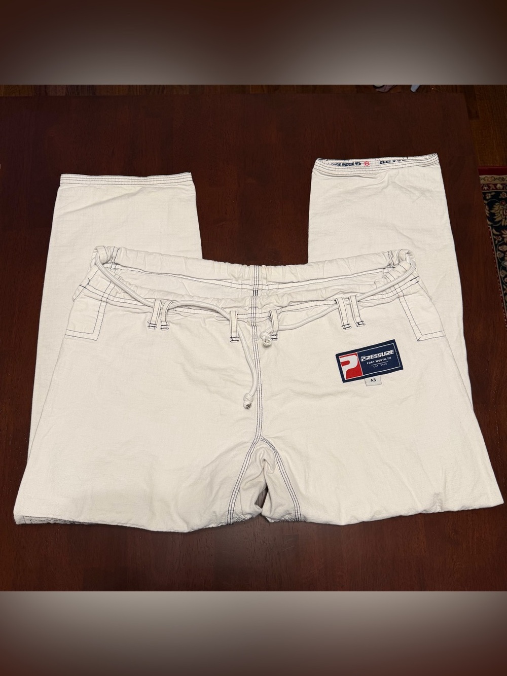 Pressure jui jitsu gi pants drawstring a3 unisex